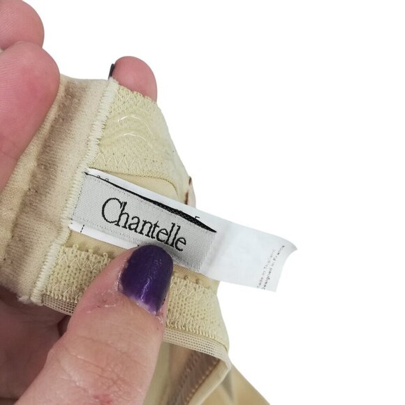 Chantelle Strapless Underwire Beige Bra Size 32DD Multiway No Straps Molded Cup - Picture 8 of 10